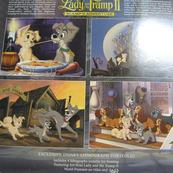 TWO NEW Sets of Disney Lady and the Tramp & Lady and Tramp 2 Portfolios - Picture 10 of 15
